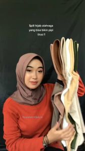 Hijab Sport dengan Bahan Jersey Premium & Ukuran S, M, L