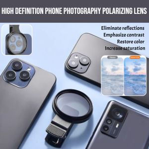 High Definition Phone Photography Polarizing Lens CPL Polarized Lens Neutral Filter Filter Light Reduction Water Mirror Anti-Glare Universal