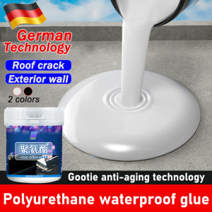 🌈One brush stop leak🌈600g Super Waterproof Glue Sealant High temperature resistance Polyurethane Waterproof Coating Super Water Proofing Sealant Paint Rubberized Liquid Asphalt Waterproofing Water Proofing for Concrete Water Proof Glue