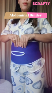 Scrafty Abdominal Binder | 8X52" Postpartum Cs Binders Maternity Belt Adjustable Tummy Support Waist Supporters Seamless Body Shaper Pang Nanay After Pregnancy Support Pang Tiyan At Likod Back Supporter Recovery Care Belts
