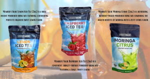 Members Value LEMON ICED TEA/MORINGA CITRUS/RASPBERRY ICED TEA Powdered Drink Mix 2KG