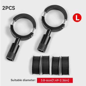 JOYINLED Motorcycle Fork Light Mount Pack of 1/2 Heavy Duty Aluminum Bracket Universal Fit for Fog Lights and Spotlights