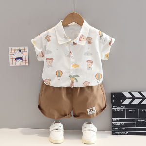SDIEST | Thin Summer Polo Shirt Set for Little Boys