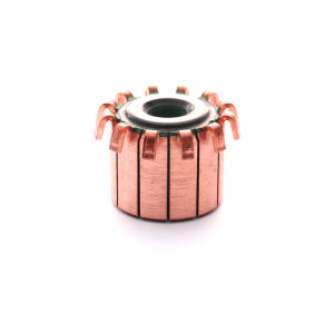 【8*23*19.5mm 12P Teeth Copper Hook Type Electrical Motor Commutator CHY-1518-12】