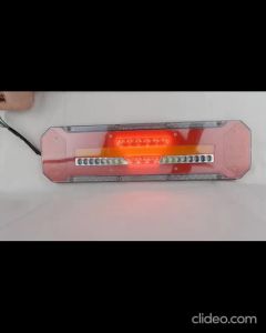 J101S13 46CM 1 PAIR 2 PCS UNIVERSAL TAIL LIGHT 24V LED REAR LAMP 1 PAIR 2 PCS LAMPU BELAKANG