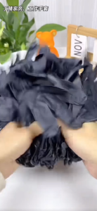 100 pcs Food Grade Gloves Black Vinyl Nitrile Blend Gloves Gloves Disposable Gloves Cleaning Gloves