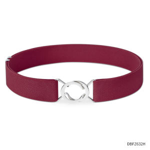 เข็มขัดสุภาพสตรียืดหยุ่นที่มองไม่เห็นสําหรับกระชับและคลายวัสดุผ้าใบสไตล์เรียบเป็นกลางสําหรับผู้ชายและผู้หญิง