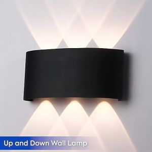 Lampu Dinding Outdoor Sorot Cahaya 2 Arah / Lampu Taman Dekorasi teras Outdoor Waterproof