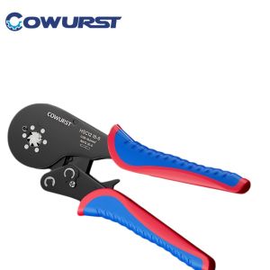 Electricians Tubular Terminal Crimping Pliers HSC12 16-6 Labor Saving Tool Set for 0.08-16mm² Wiring Crimping