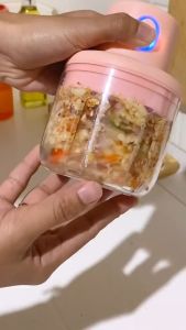 LOTTOL BLENDER MINI Portabel Elektrik Tanpa Kabel Mini Chopper 250ML