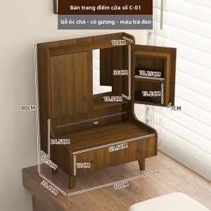 Bàn Trang Điểm Đa Năng Phong Cách Cổ Điển