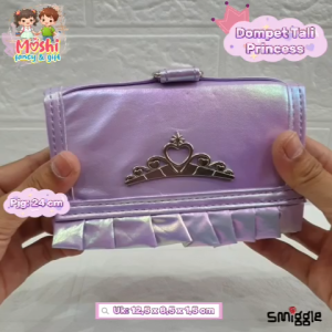 Dompet Lanyard Lipat Princess Tali / Dompet Anak Perempuan Princess Girl / Dompet Anak Lipat Princess