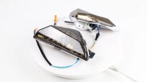 Đèn LED Báo Rẽ Phía Trước Cho Kawasaki Ninja 250 300 400 650 1000 SX ZX-6R Z1000SX Xe Máy Hun Khói Đèn Tín Hiệu Phụ Kiện