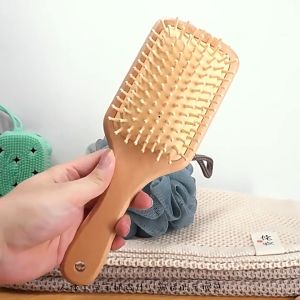 Combs for Hair Healthy Massage Hair Brush with Wooden Handle