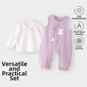 TONGLIANCHUXIN | Spring Autumn Baby Overalls Set