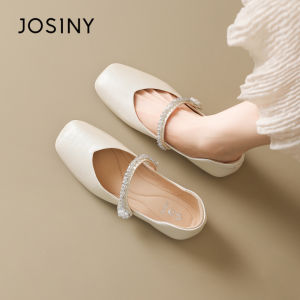 Josiny | French Style Mary Jane Shoes Rough Heel
