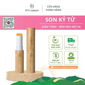 Son kỷ tử DVi nature dạng sáp tinh chất dưỡng môi hồng hào giảm khô môi nứt môi nuôi dưỡng tế bào non từ thảo dược