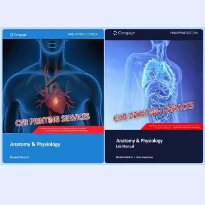ANATOMY AND PHYSIOLOGY - TEXTBOOK AND LAB MANUAL BY: ELIZABETH CO - COLORED - COILBOUND