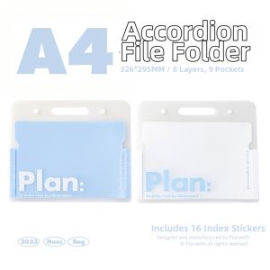 full girlish | Student Special Large Capacity Expanding File Folder