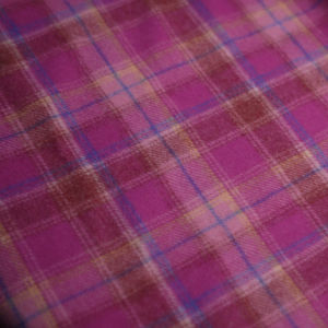 Lingshu Woolen Plaid Fabric for Skirt And Coat Spring Autumn Seasonal Checkered Patterned Yarn Spun Material Color Woven
