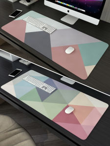 Hengwen แผ่นรองเมาส์ขนาดใหญ่พิเศษ Minimalist Stylish Artsy ฐานยางสําหรับผู้ชายและผู้หญิงสํานักงาน GAMING Esports แป้นพิมพ์คอมพิวเตอร์