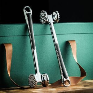 Aluminum Steak Metal Hammer Heavy duty Meat Tenderer Heavy Durable Double Sided Meat Tenderer Household Kitchen Tools