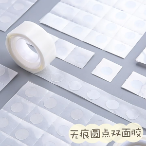 Cuộn Keo Dán Hai Mặt Chấm Tròn Trong Suốt Mới Nhất 2025