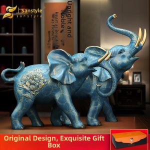 sanstyle | Prosperity Brass Elephant Figurine