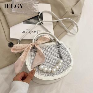 IELGY Túi Yên Ngựa Đưa Thư Kim Cương Sáng Thiết Kế Độc Đáo Cho Nữ