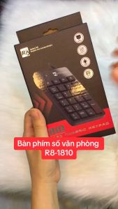 Bàn phím số Numeric Keypad R8 1810 (Chuẩn cắm USB cáp dài 1.4m) (Phím số)