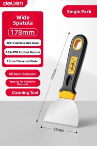 deli | Multifunctional Cleaning Scraper Stainless Steel