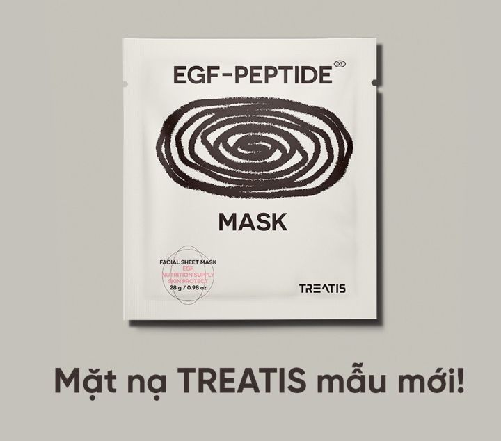 [CHÍNH HÃNG] Mặt Nạ Phục Hồi Da Treatis EGF Peptide Mask | Lazada.vn