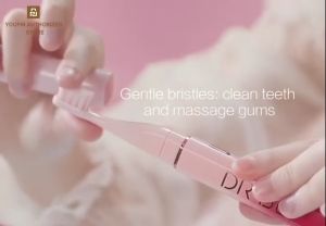 Eleric Toothbrush แปรงสีฟันไฟฟ้า Dr. Bei Sonic Electric Toothbrush | แปรงสีฟันไฟฟ้าแบบพกพา ดีไซน์หรูหรา ทรงลิปสติก 💄 | ชาร์จ USB | 16500 รอบ/นาที | กันน้ำ IPX7