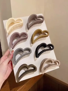 Jepit Rambut Korea Bentuk Hati Jepitan Jedai Doff Heart Shaped Gripper