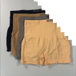 EFW010 High Waist Boxer Celana Dalam Korset Pengecil Perut Bentuk Petak Celana Dalam Wanita