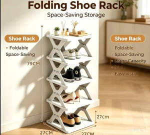 LONTAI DIY Multi-layer Shoes Rack Foldable Shoes Storage Dustproof Space Saving Large Capacity Shoes