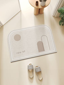 Meisda Home Bathroom Absorbent Anti-Slip Quick Dry Waterproof Carpet Toilet Mat Silicon Dinosaur Pattern Modern Simple Style