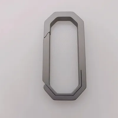 Titanium Alloy EDC Quick Hang Carabiner Keychain Mountaineering Buckle Flashlight Buckle Automobile Keychain Production Manufact