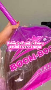 Sapu Ijuk Ungu Original BOOM-BOOM CLEAN | Sapu Lantai Ijuk Murah Anti Rontok