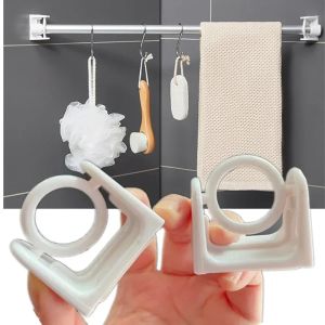 Ring Tempel Gantung Tiang Multifungsi Rotasi 360° Bracket Tiang Ajaib Dapur Kamar Mandi Multifungsi