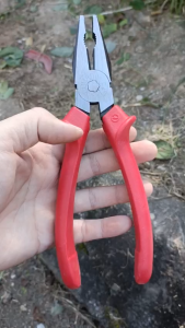 Kìm Đa Năng Cán Đỏ (Số 8) EF - Dụng Cụ Kẹp Cắt Dây Điện Đa Dụng Cho Gia Đình