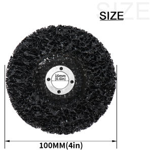 SI FANG | 5PCS 100/115/125mm Coral Disc Poly Strip Discs Grinder Strip Disc Abrasive Wheel Paint Rust Removal Clean For Angle Grinder