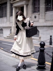 Walnut JK [Angelina] Russian Uniform Original Retro Dress Waist-Tight Elegance Long Skirt Light Lo