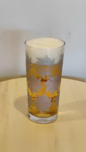 แก้วคราฟต์เบียร์ EvllTwin อีวิลทวิน แบรนด์อเมริกา Craft Beer 0.3 ลิตร ลายสีขาว