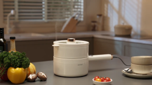 MEEVIDA 1.8L/700W Electric Multi Cookers Appointment For Insulation Non-stick Electric caldron Electric Rice cooker Hot pot 2-3 People Electric Chafing Household Students Dormitory