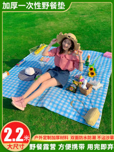 Disposable Picnic Tablecloth Waterproof Moisture Proof Camping Outdoor Mat Spring Tour Pad Dining Table Linen Disposable Mat