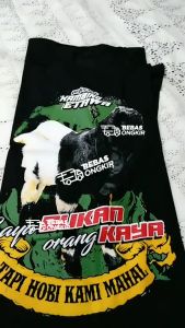 Kaos Motif KAMBING HOBI MAHAL | Bahan Kain Katun Combed 30s Halus | Sablon Plastisol Awet | Bisa COD