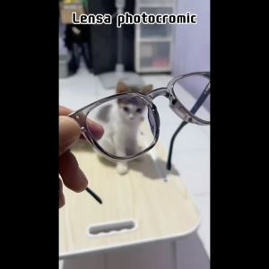 Kacamata Minus Photocromik -0.25 s/d -10.00 Kacamata Rabun Jauh Pria dan Wanita