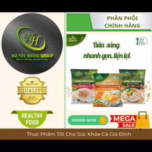 Thùng 30 Gói - Cháo Yến Mạch Chay Rau Nấm Xuân An 40g ( Tặng 5 Gói Cháo Cùng Loại)