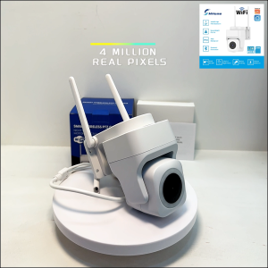 MHXCEES 2K CCTV Outdoor Waterproof 2.4G WiFi 360 Security CameraTuya/Smart Life